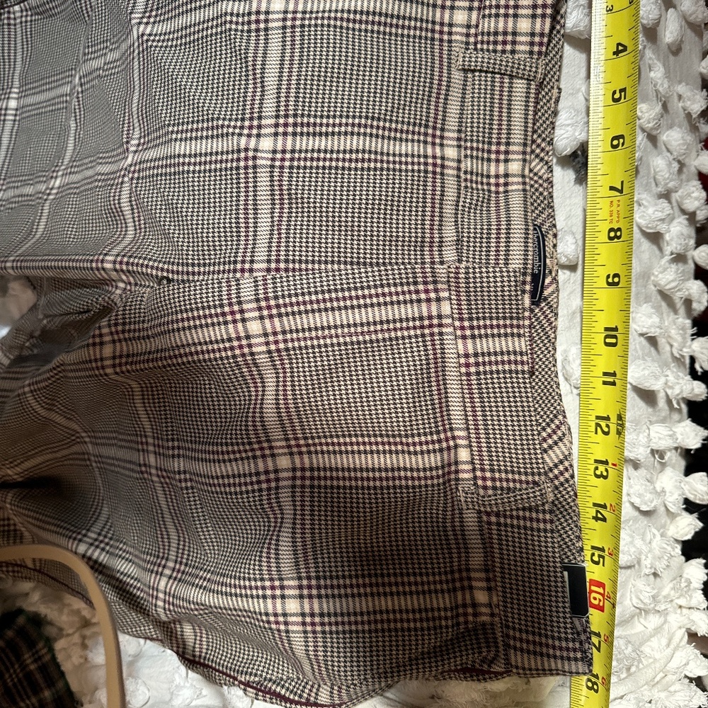 Abercrombie plaid NWT